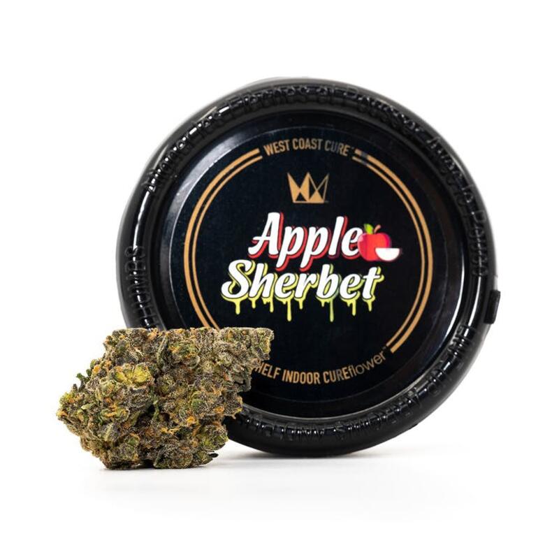 Apple Sherbet 1/8th Canned Flower (3.5g)