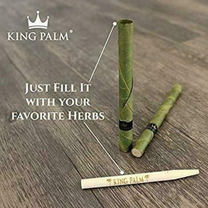 King Palm Super Slow Burning Wraps - King Size