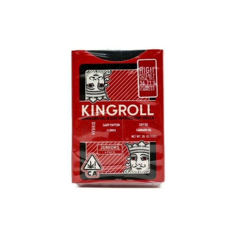 Kingroll | Kingroll Jr | Gary Payton x Sky OG | 3g Infused Pre-rolls 4pk