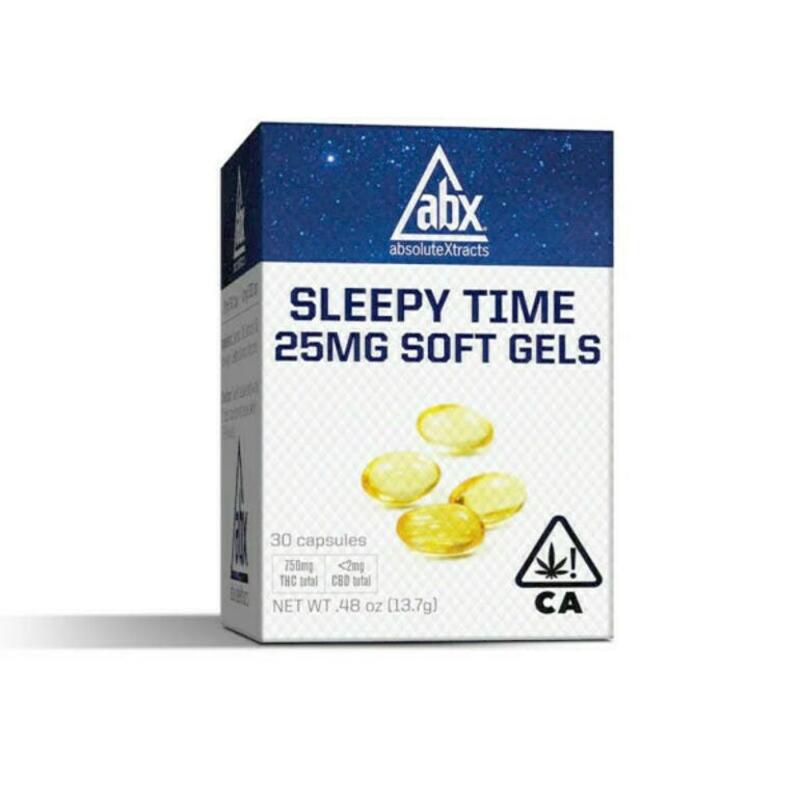 ABX Sleepy Time 25mg Soft Gels (30ct) (Scheduled for Later)