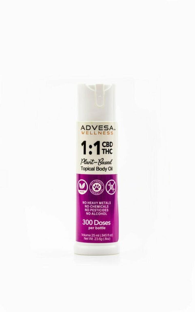 Advesa Wellness - 1:1 CBD:THC Topical Spray
