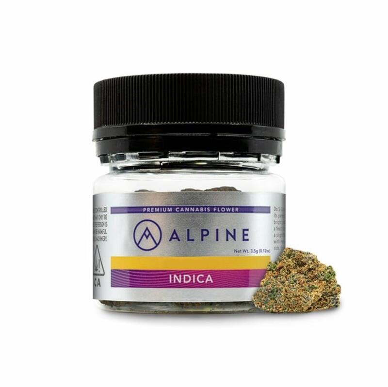 B. Alpine 3.5g Flower - Quality Rating 9/10 - Mendo Breath (~24% THC)
