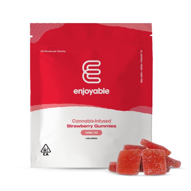 Enjoyable Edibles ENJOYABLE: Strawberry Gummies