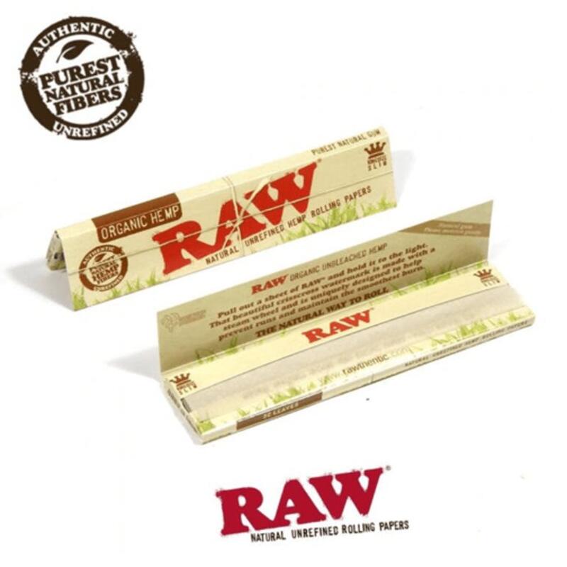 Raw Organic Papers King Size