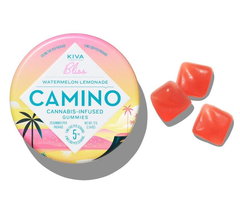 Camino Gummies - Watermelon Lemonade Gummies 100Mg