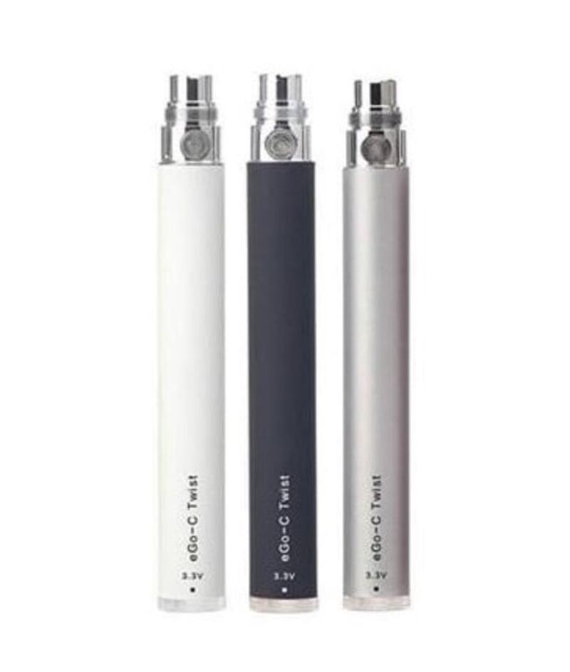 EGO-C TWIST 900 MAH VARIABLE VOLTAGE BATTERY WITH CHARGER AND CASE