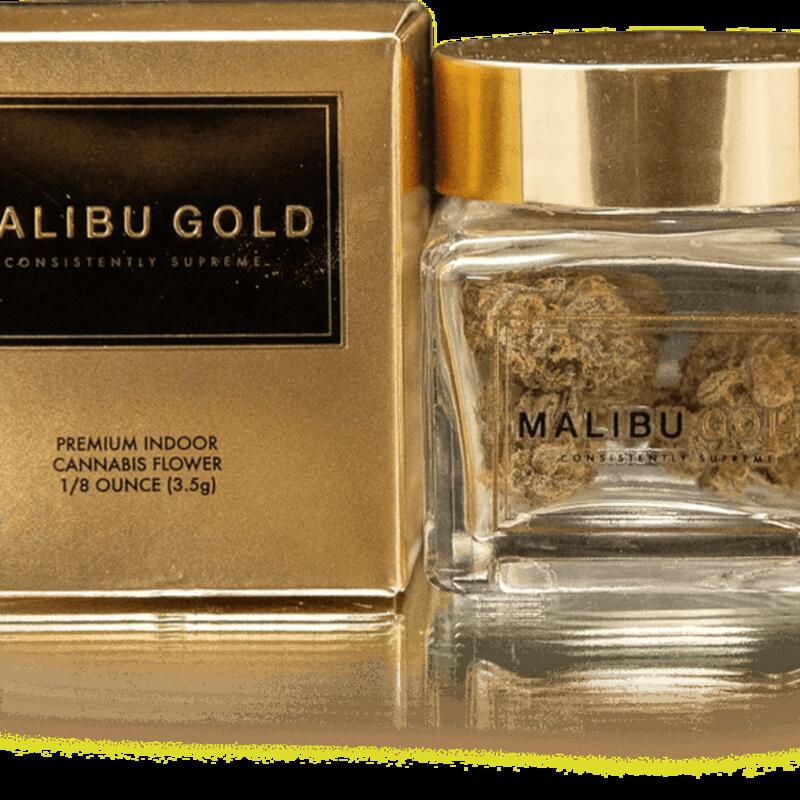 B. Malibu Gold 3.5g Flower - Quality 9.5/10 - Mendo Breath (~26% THC)
