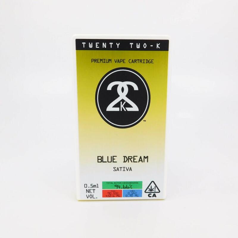 22K - BLUE DREAM 0.5G CART 0.5 GRAMS