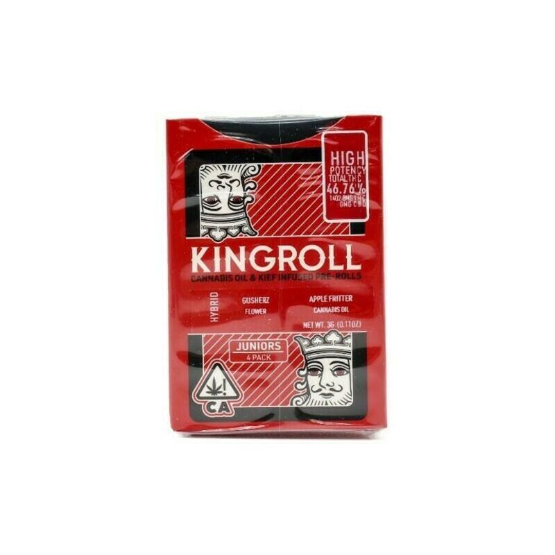 Kingroll | Kingroll Jr | Gusherz x Apple Fritter | 3g Infused Pre-rolls 4pk