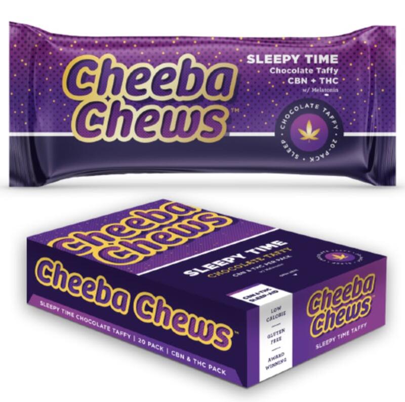 Cheeba Chews SLEEPY TIME - 2:1 THC/CBN/MELATONIN CHOCOLATE