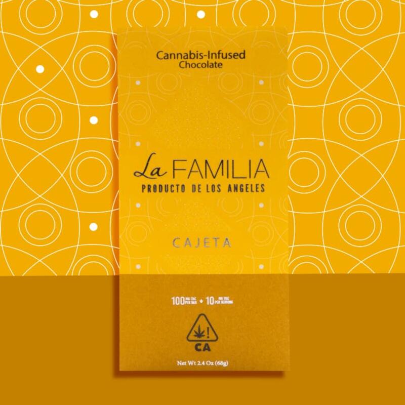La Familia - Cajeta Bar 100mg (Caramel Filling)