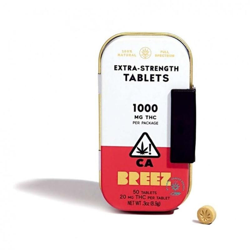 Breez | Extra Strength Tablets (Sativa) 1000mg