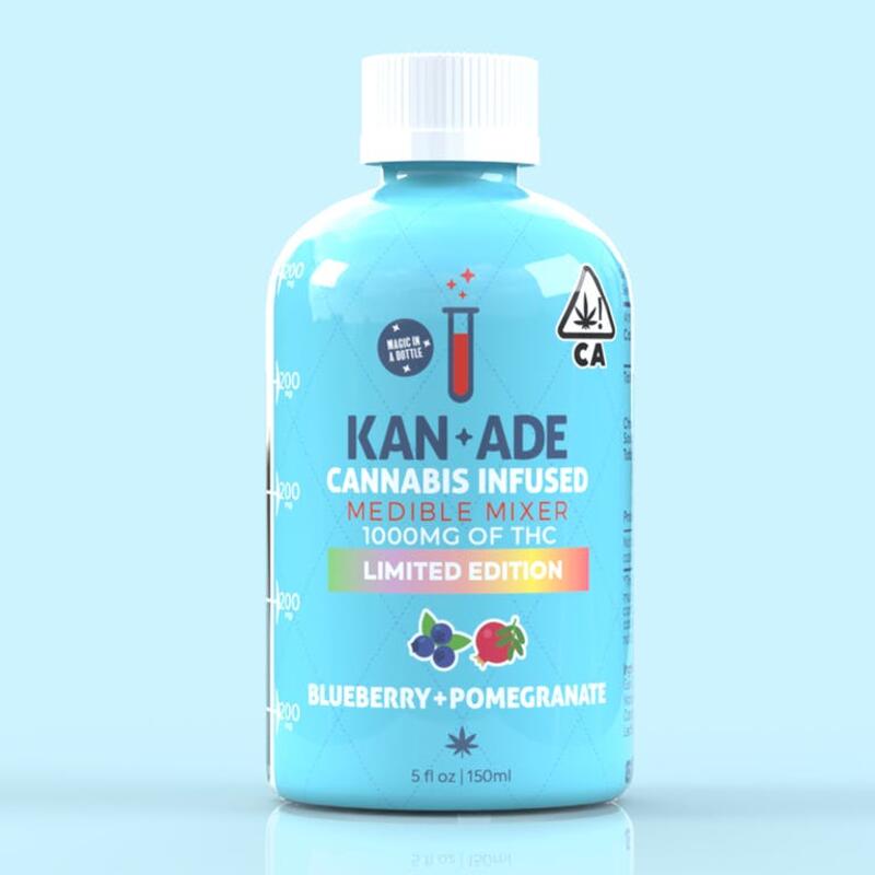 Kan+Ade 1000mg Blueberry Pomegranate Medible Mixer