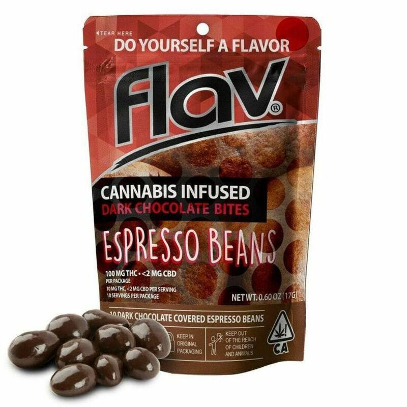 Snack Pouch - Dark Espresso Beans 100mg