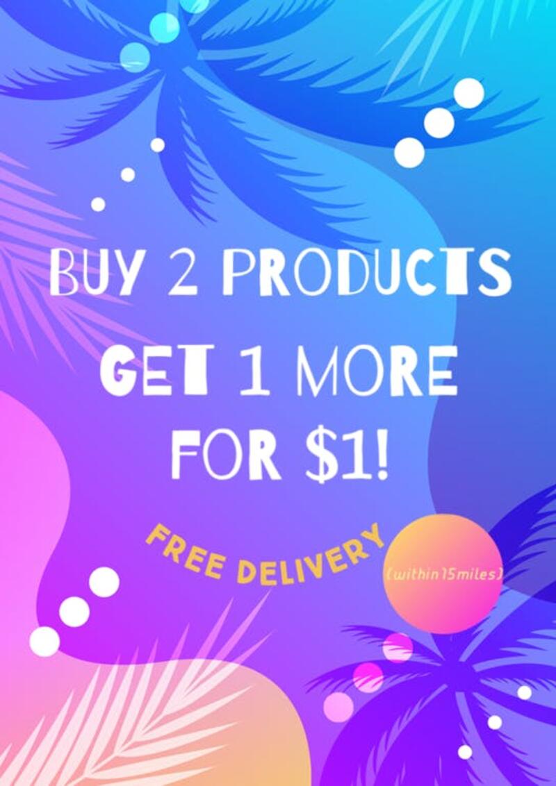 BUY 2 GET 1 for $1