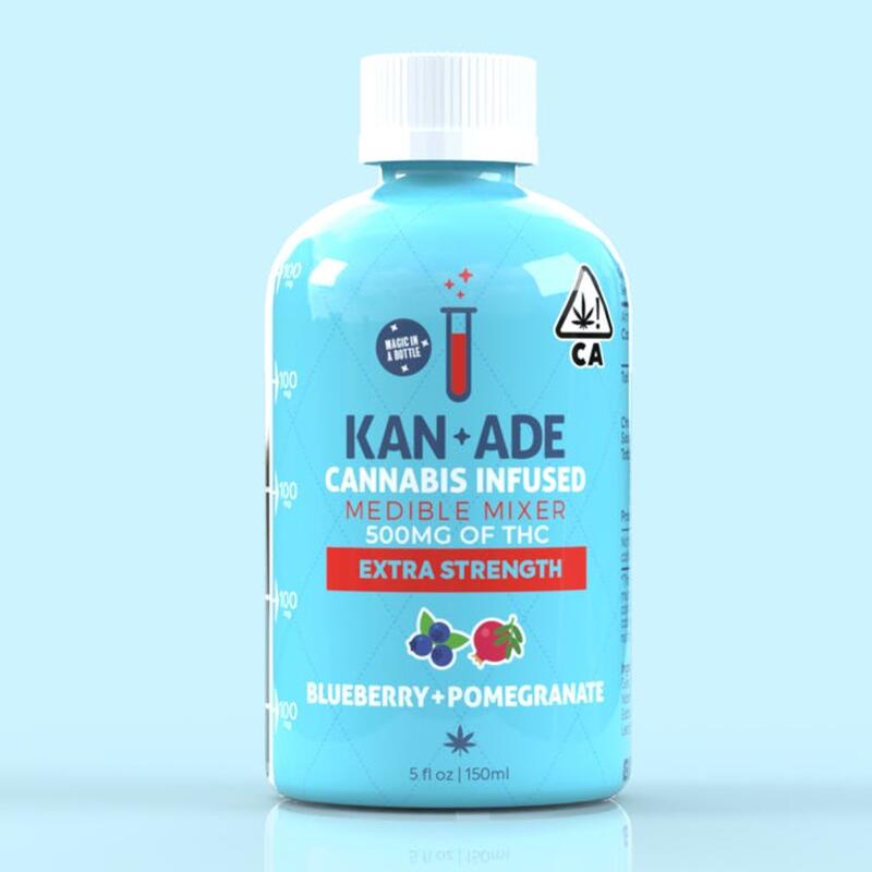 Kan+Ade 500mg Blueberry Pomegranate Medible Mixer