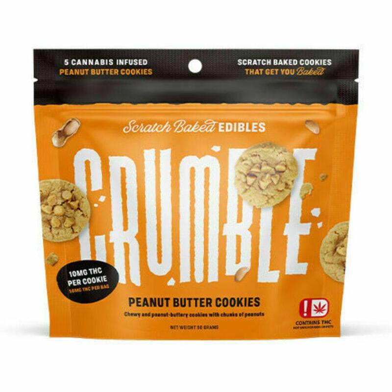 Crumble - Peanut Butter Cookies 100mg