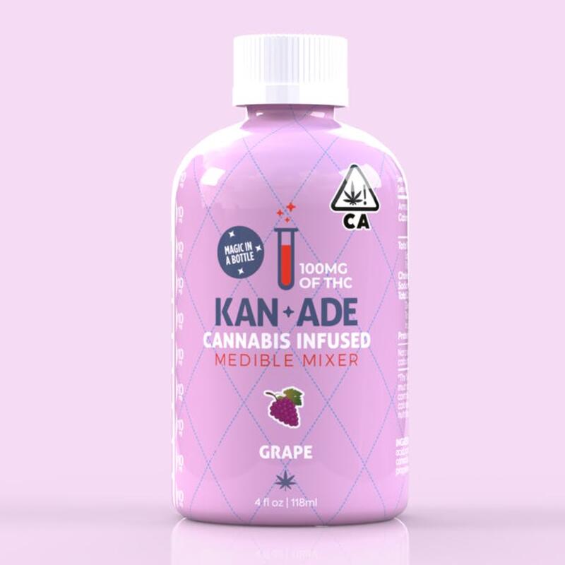 Kan+Ade 100mg Grape Medible Mixer