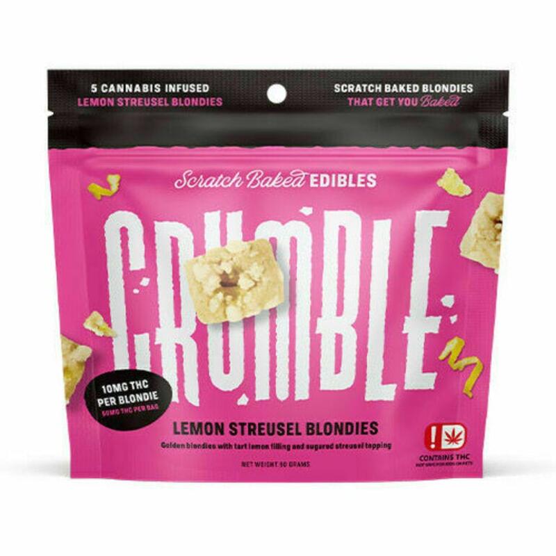 Crumble - Lemon Streusel Blondies 100mg