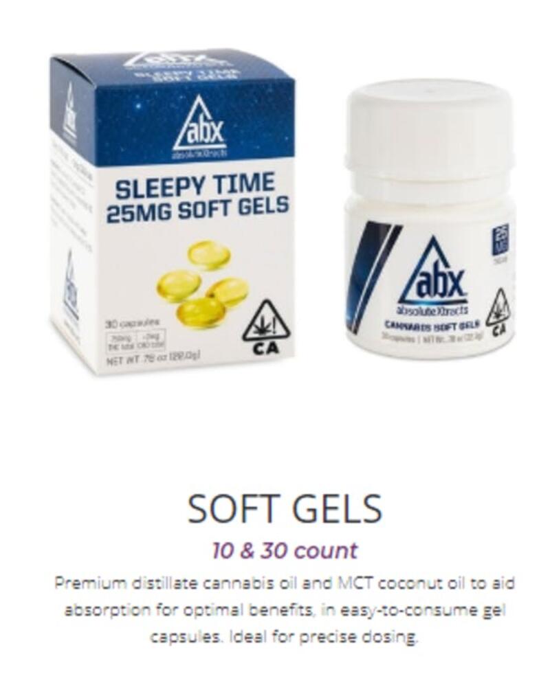 ABX Refresh Sleepytime Soft Gels 5mg (10ct)