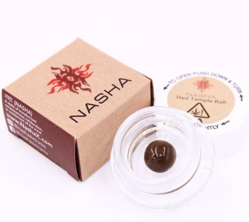 NASHA - NASHA RED TEMPLE BALL M-CON X VOLT 1G 1 GRAMS