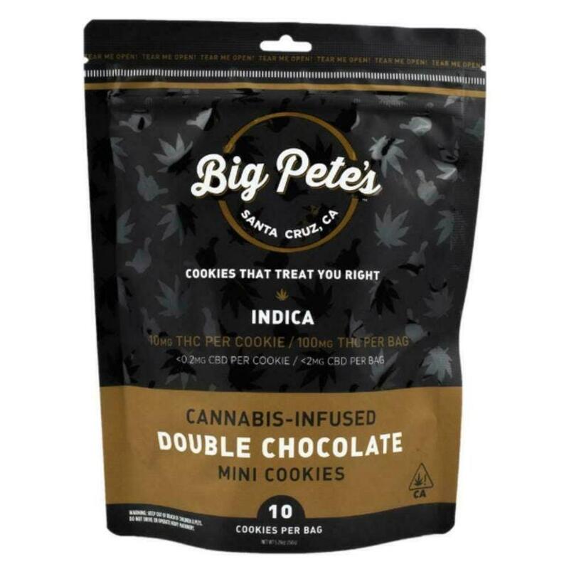 Big Pete's - Indica Dbl Choc Cookie 10pk 100mg