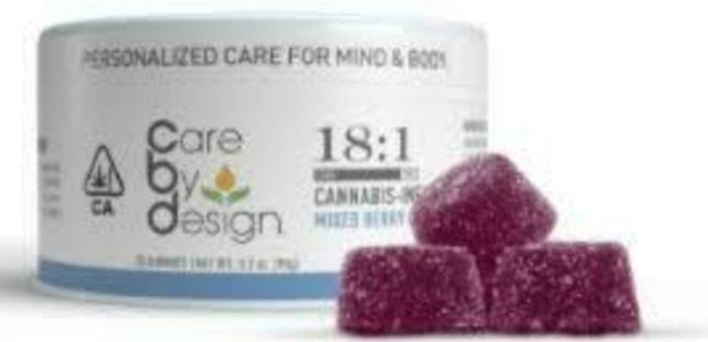 Care By Design 18:1 Mixed Berry Gummies