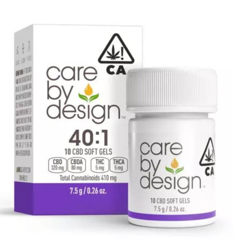 CARE BY DESIGN - 40:1 REFRESH SOFT GELS 10CT