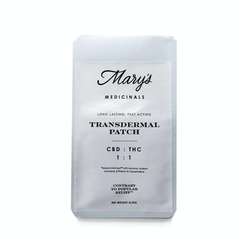 MARY'S MEDICINALS - 1:1 PATCH 10MG