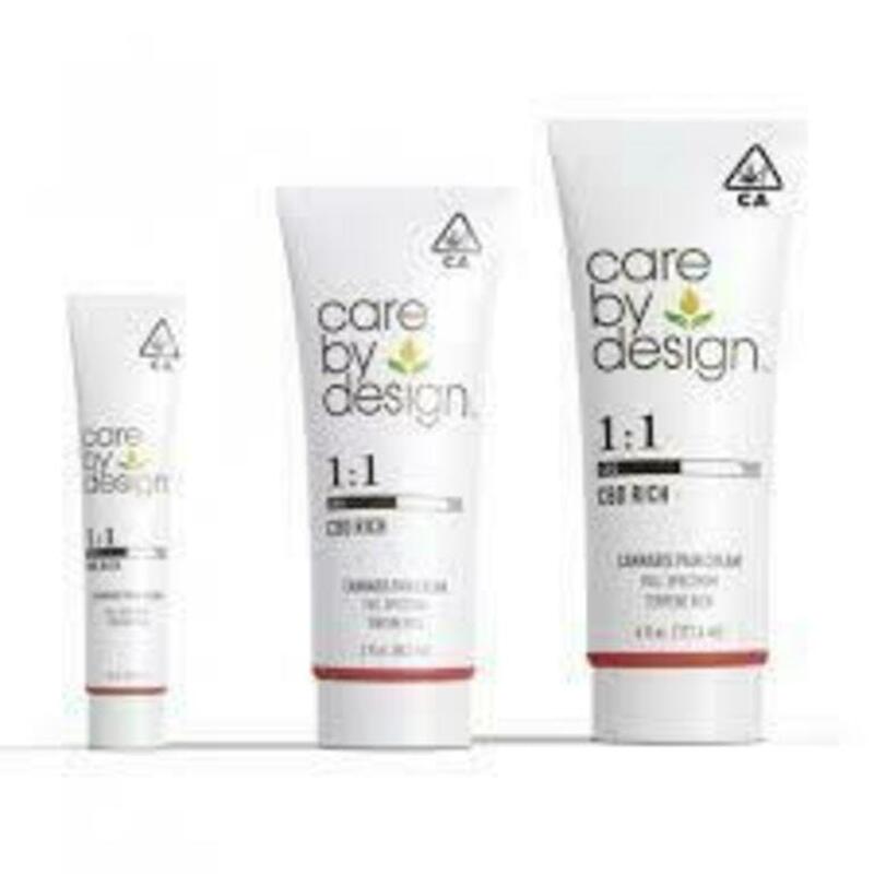 Care By Design 1-1 Pain Cream 3oz