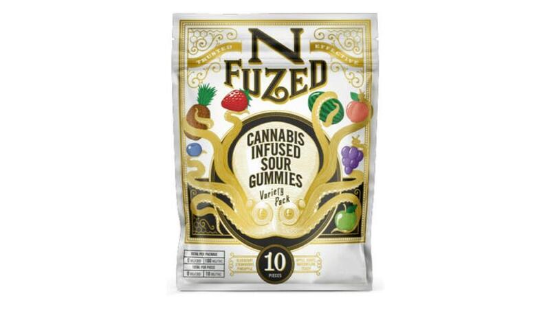 NFUZED - THC SOUR GUMMIES - VARIETY PACK