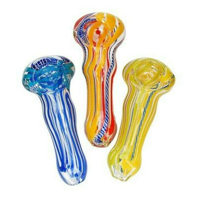 Assorted Candy Cane Hand Pipe 3.5" 81222