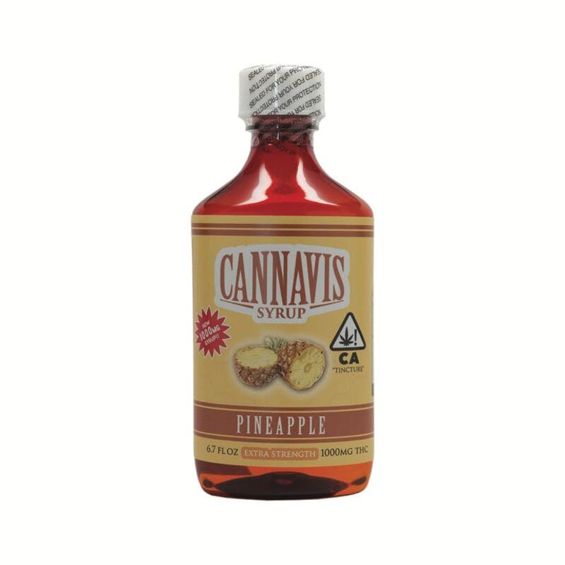 1,000mg Pineapple THC Syrup - Extra Strength