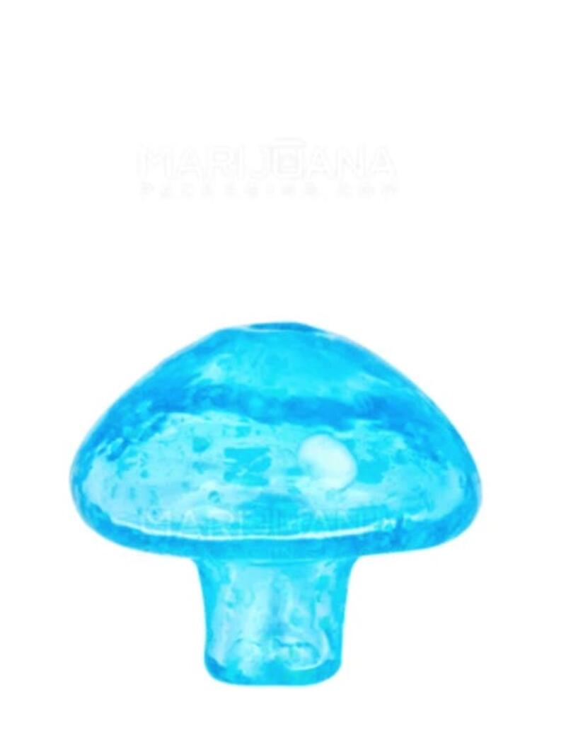 Blue Mushroom Glow in the Dark Carb Cap 34895