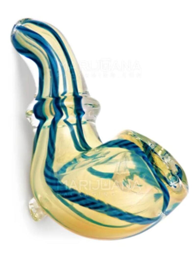 Assorted Color Ribbon Sherlock Hand Pipe 3" 84682