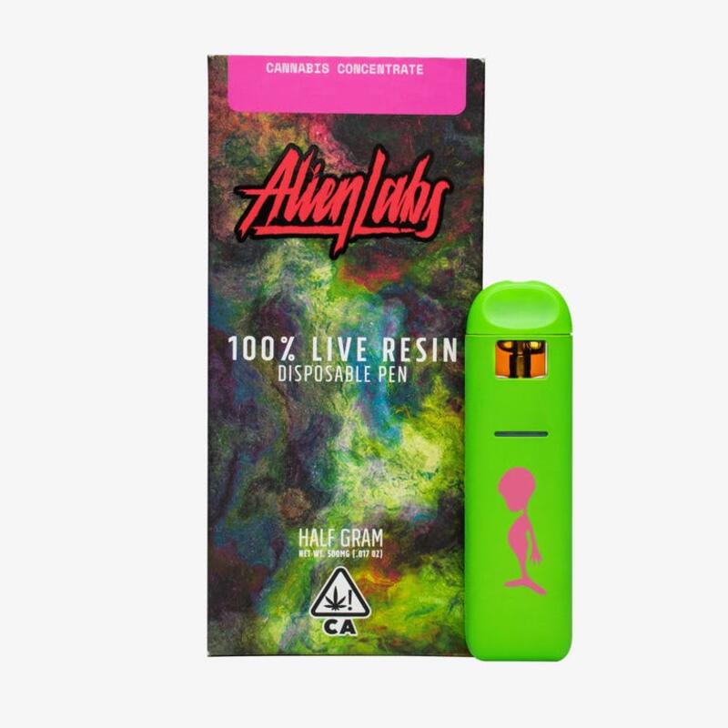 100% Live Resin Disposable - Atomic Apple