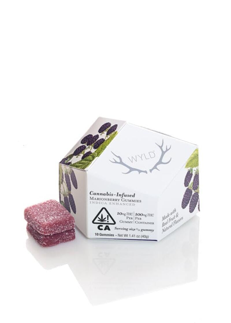 Marionberry Indica Enhanced Gummies 100mg