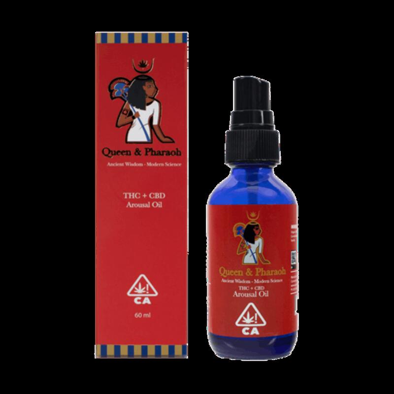 Queen & Pharaoh | THC + CBD Arousal Oil (970MG THC + 573MG CBD) 60ml