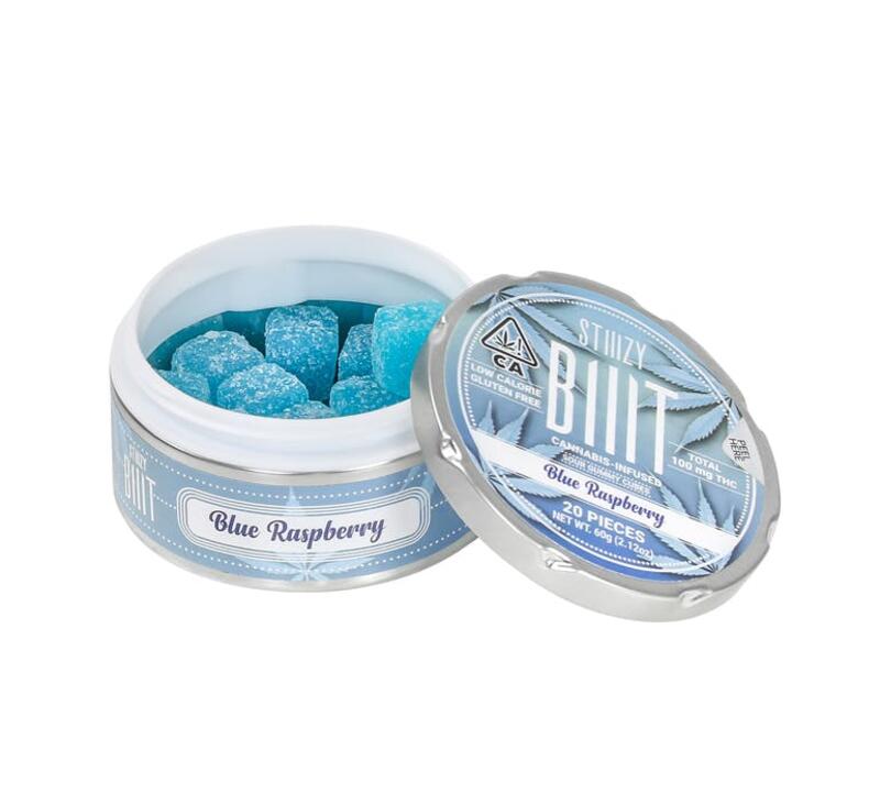 Blue Raspberry BIIIT - Sour Gummy Cubes