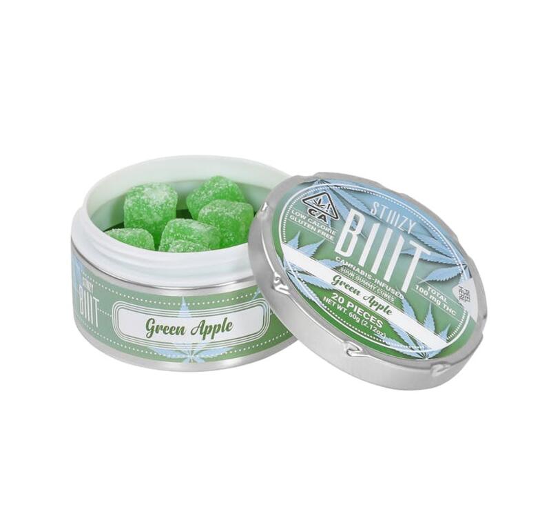 Green Apple BIIIT - Sour Gummy Cubes
