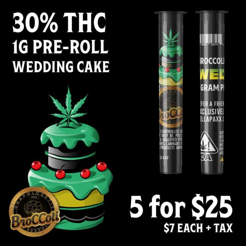 LA Broccoli | Wedding Cake | (1G) $7 or (5G) for $25