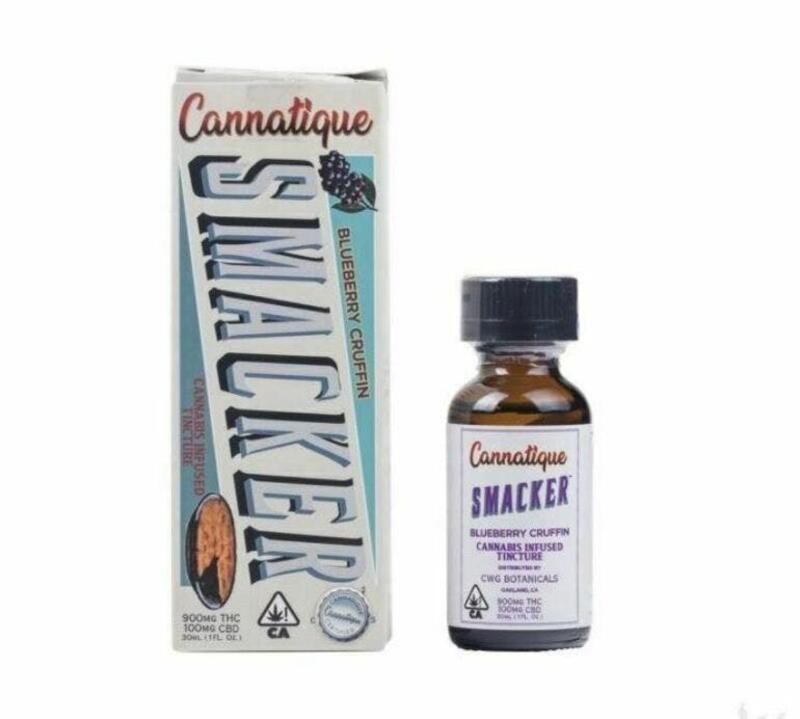 Cannatique | Smacker Blueberry Cruffin Tincture 30ML