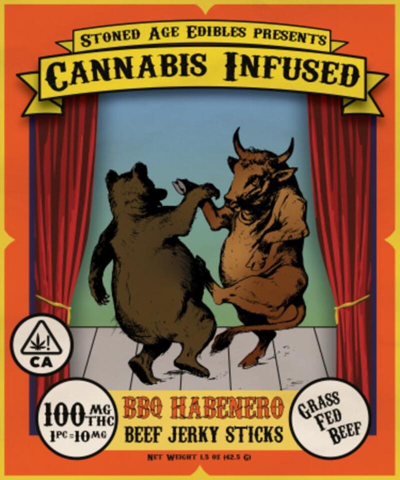 Cannabis-Infused THC Jerky - BBQ Habanero