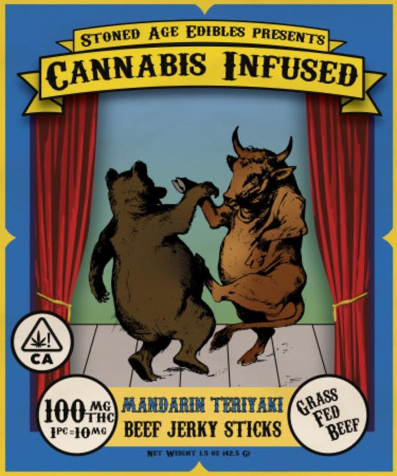 Cannabis-Infused THC Jerky - Mandarin Teriyaki