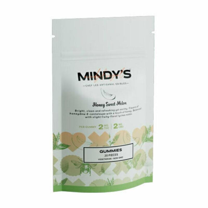 Mindy's Honey Sweet Melon 1:1 Gummies 40mg (20ct)