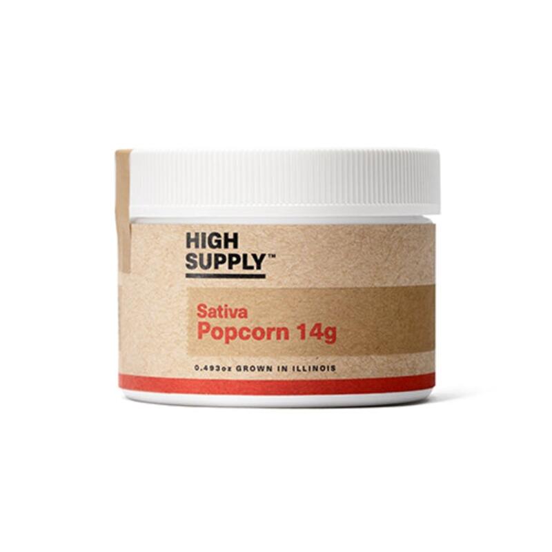 High Supply Sativa Popcorn 14g - Lemon Bean