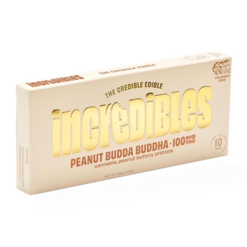 Incredibles Peanut Budda Buddah Chocolate Bar 100mg