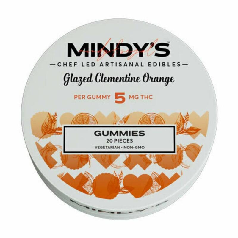 Mindy's Glazed Clementine Orange Gummies 100mg (20ct)