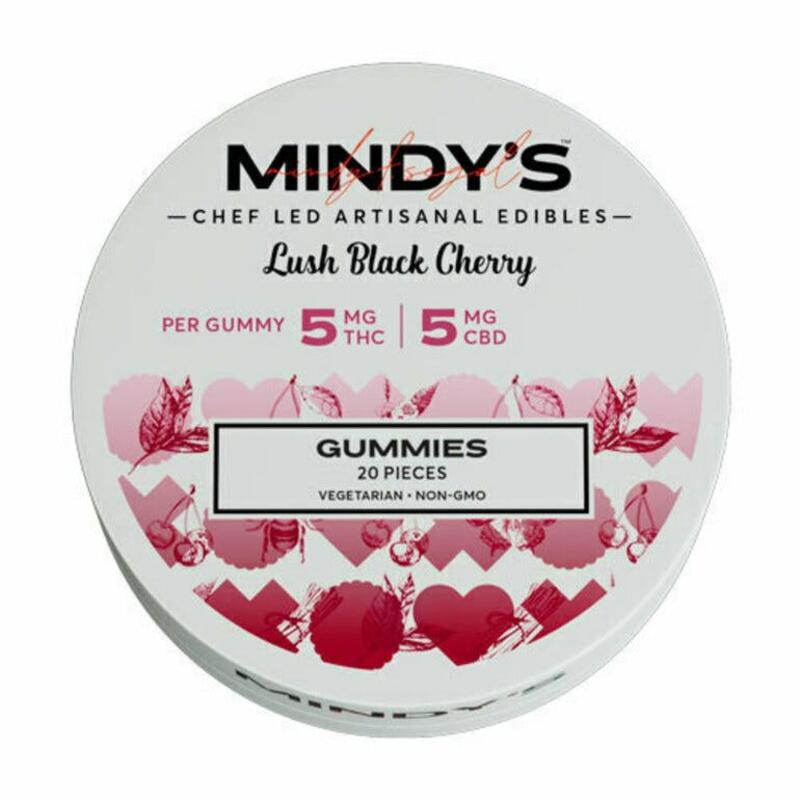 Mindy's Lush Black Cherry 1:1 Gummies 100mg (20ct)