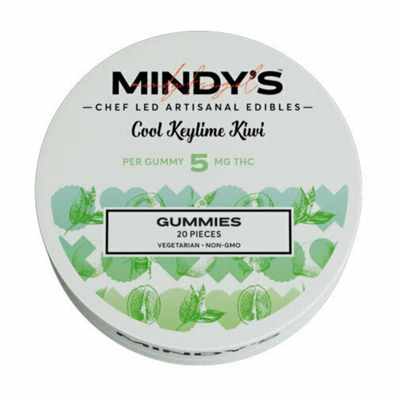 Mindy's Cool Keylime Kiwi Gummies 100mg (20ct)